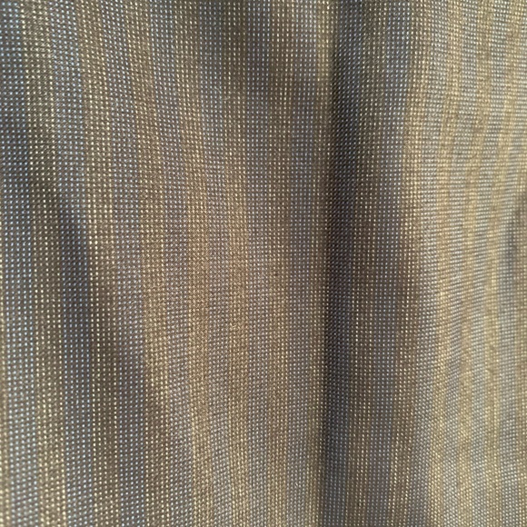 Dressbarn Pinstripe Pencil Skirt Size 14 Navy Blue Career Office - Picture 2 of 9